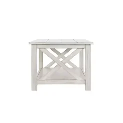 Kirklands Home Coffee Tables|Antique washed Wood Coffee Table White