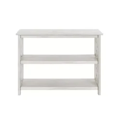 Kirklands Home Console Tables|Antique washed Wood Console Table White