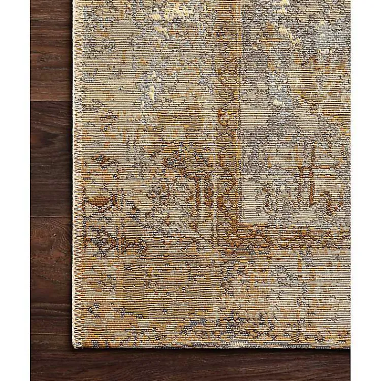 Kirklands Home Outdoor Rugs|Antiqued Ivory Copper Outdoor Area Rug, 7x11