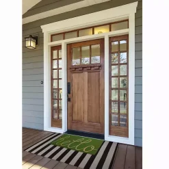 Kirklands Home Doormats|Apple Hello Doormat Green
