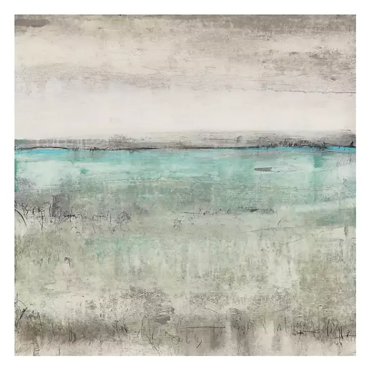 Kirklands Home Canvas Art|Aqua Horizon Giclee Canvas Art Print