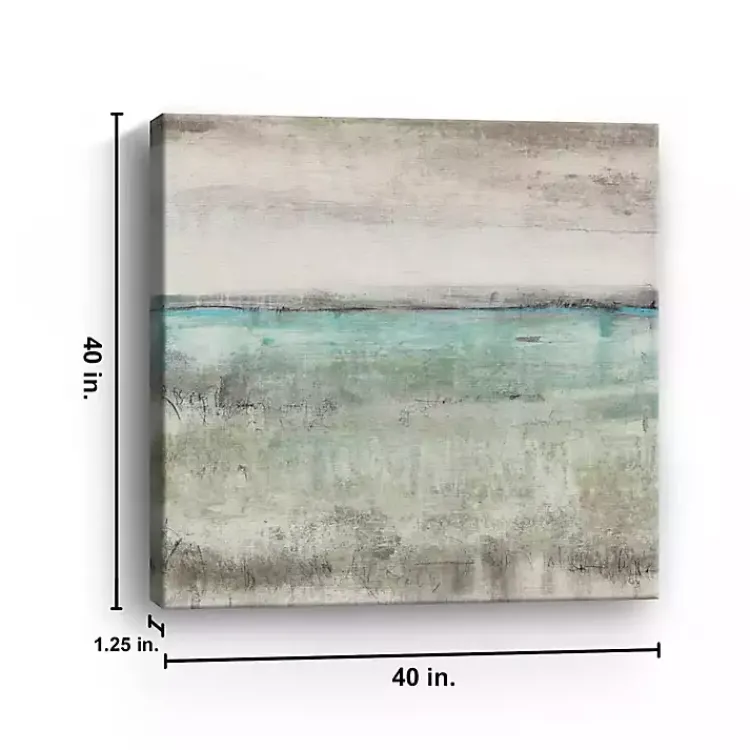 Kirklands Home Canvas Art|Aqua Horizon Giclee Canvas Art Print