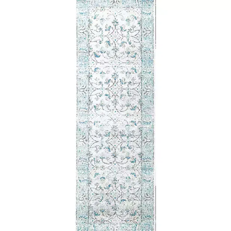 Kirklands Home Accent Rugs|Aqua Rio Runner