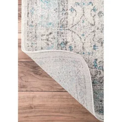 Kirklands Home Area Rugs|Aqua Rio Vintage Area Rug, 4x6