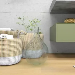 New Aqua Teardrop Glass Tabletop Decorative Vase Vases