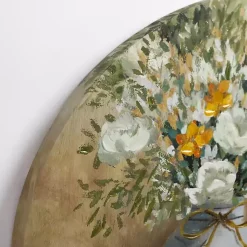 Kirklands Home Canvas Art|Arched Floral Mason Jar Canvas Art Print