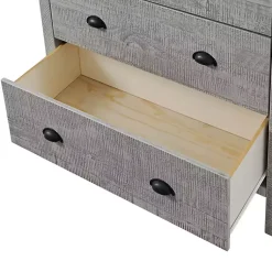 Kirklands Home Dressers & Chests|Arden Wood 5-Drawer Chest Gray