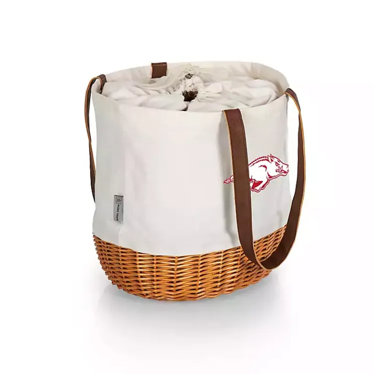 Kirklands Home Serving & Entertaining|Arkansas Razorbacks Canvas Tote Bag