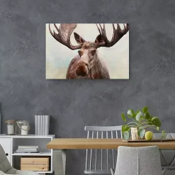 Kirklands Home Canvas Art|Artful Moose Canvas Art Print Brown