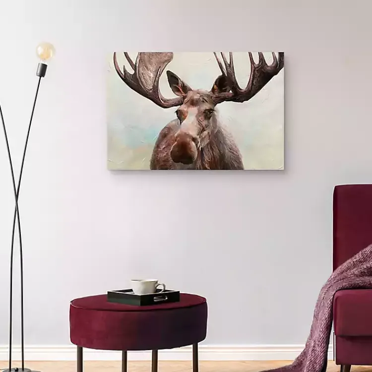 Kirklands Home Canvas Art|Artful Moose Canvas Art Print Brown