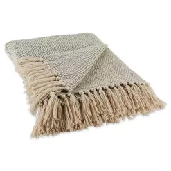 New Artichoke Diamond Fringe Throw Blankets & Throws
