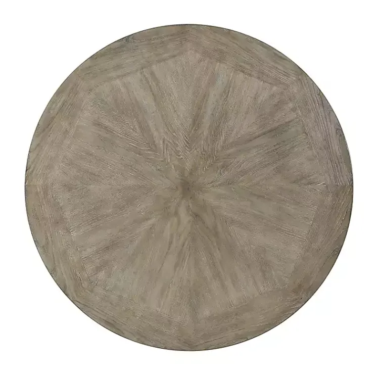 Kirklands Home Coffee Tables|Ash Round Nailhead Coffee Table Gray
