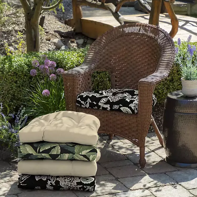 Kirklands Home Outdoor Cushions & Pillows|Ashland Jacobean 2-pc. Outdoor Wicker Cushion Set