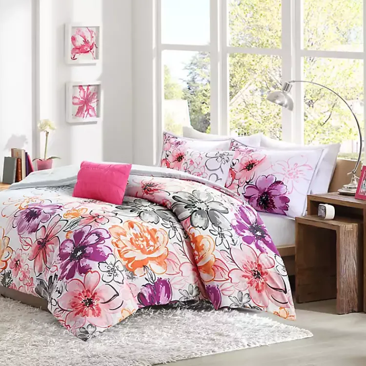 Kirklands Home Comforters|Ashley Floral Full/Queen 5-pc. Comforter Set
