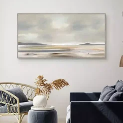 Kirklands Home Canvas Art|At Peace Framed Canvas Art Print Gray