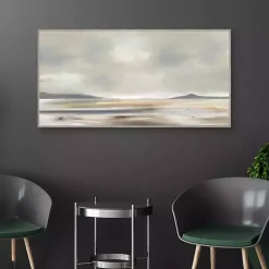 Kirklands Home Canvas Art|At Peace Framed Canvas Art Print Gray