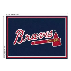 Kirklands Home Area Rugs|Atlanta Braves Spirit Rug, 3x4