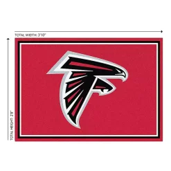 Kirklands Home Area Rugs|Atlanta Falcons Area Rug, 3x4 Red