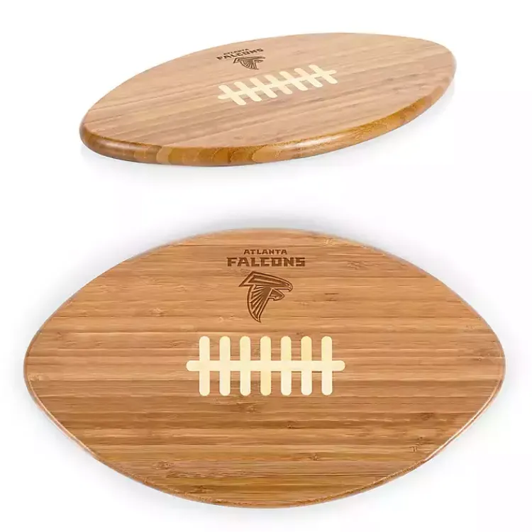 Kirklands Home Serving & Entertaining|Atlanta Falcons Bamboo Football Cutting Board Tan