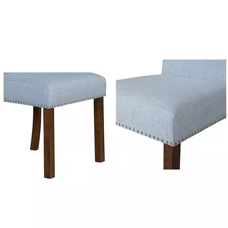 Kirklands Home Dining Chairs|Aubrey Upholstered 2-pc. Dining Chair Set Blue