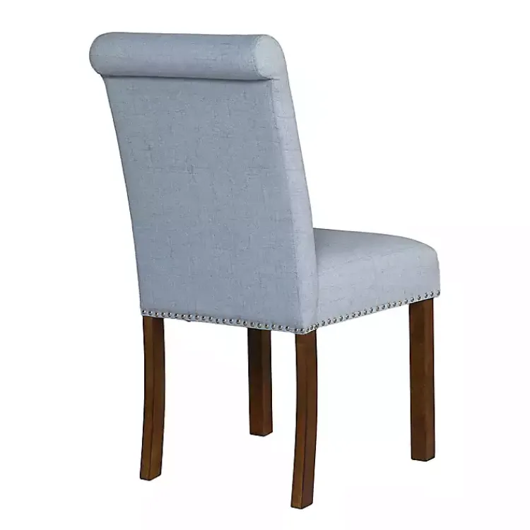Kirklands Home Dining Chairs|Aubrey Upholstered 2-pc. Dining Chair Set Blue