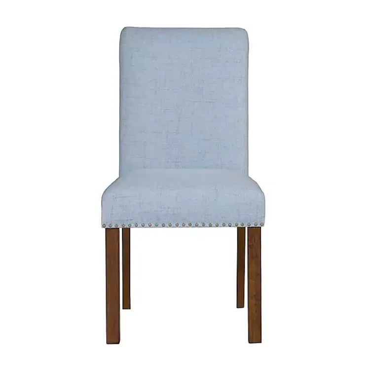 Kirklands Home Dining Chairs|Aubrey Upholstered 2-pc. Dining Chair Set Blue