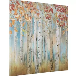 Kirklands Home Canvas Art|Autumn Birch Trees Canvas Art Print Multi
