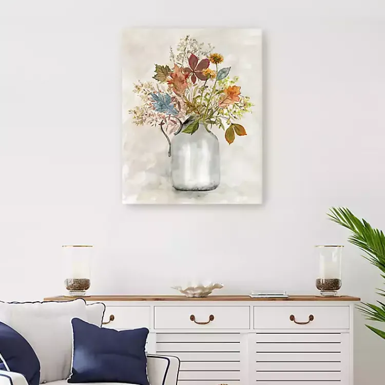 Clearance Autumn Bouquet Canvas Art Print, 24x30 in. Fall