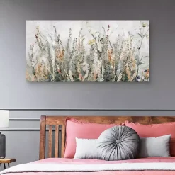 Kirklands Home Canvas Art|Autumn Breeze Canvas Art Print, 48x24 in. Gray