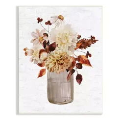 Kirklands Home Wall Plaques|Autumn Flower Bouquet Wall Plaque