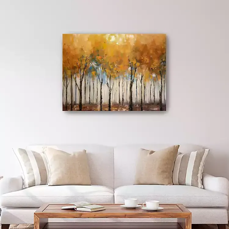 Outlet Autumn Forest Canvas Art Print, 40x30 in. Fall