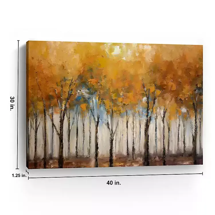 Outlet Autumn Forest Canvas Art Print, 40x30 in. Fall