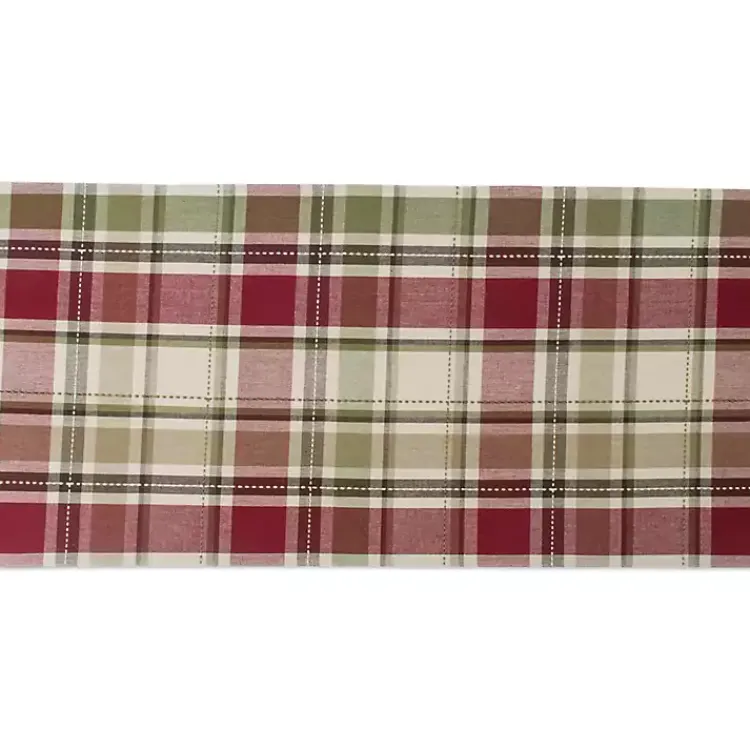 Kirklands Home Table Linens|Autumn Harvest Plaid Table Runner