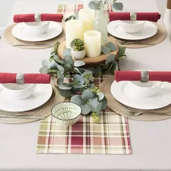 Kirklands Home Table Linens|Autumn Harvest Plaid Table Runner