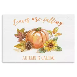 Hot Autumn is Calling Canvas Art Print, 16x24 Fall