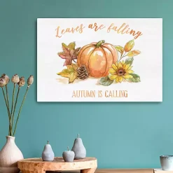 Hot Autumn is Calling Canvas Art Print, 16x24 Fall