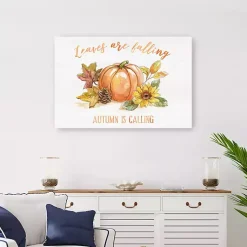 Outlet Autumn is Calling Canvas Art Print, 24x36 Fall