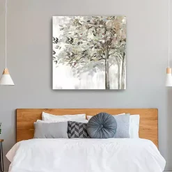 Kirklands Home Canvas Art|Autumn Leaves Neutral Giclee Canvas Art, 40x40 in. Tan