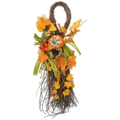 Sale Autumn Pumpkins and Berries Swag Fall