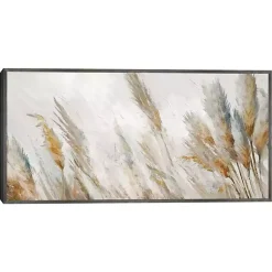 Kirklands Home Canvas Art|Autumn Reeds Framed Canvas Art Print