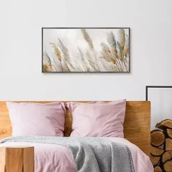 Kirklands Home Canvas Art|Autumn Reeds Framed Canvas Art Print