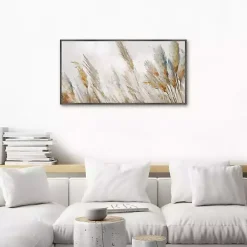 Kirklands Home Canvas Art|Autumn Reeds Framed Canvas Art Print