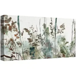 Kirklands Home Canvas Art|Autumn Reeds Panel Canvas Art Print Multi