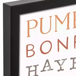 Outlet Autumn Things Framed Canvas Art Print Fall