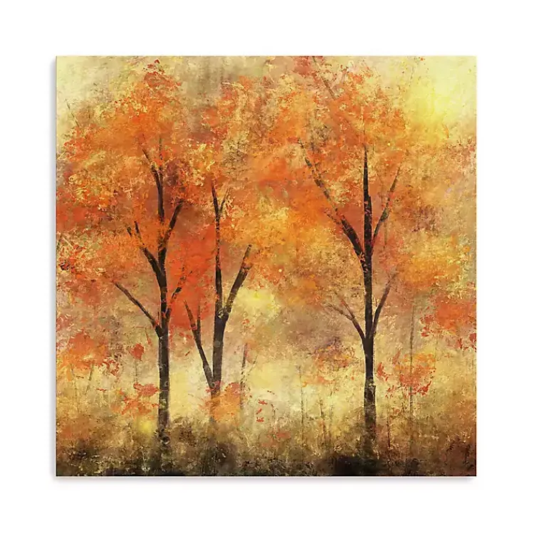 Autumn Trees Canvas Art Print, 30x30 in. Fall