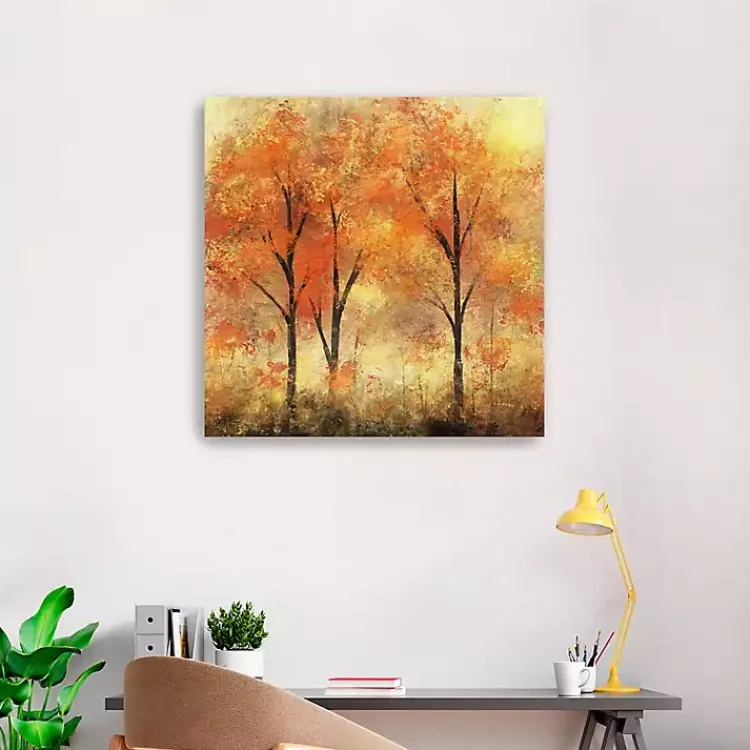 Autumn Trees Canvas Art Print, 30x30 in. Fall
