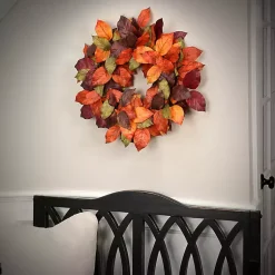 Online Autumnal Salal Leaves Harvest Wreath Fall