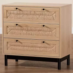 Kirklands Home Cabinets & Sideboards|Ava Light 3-Drawer Cabinet Brown