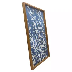 Kirklands Home Canvas Art|Azure Blooms Framed Canvas Art Print