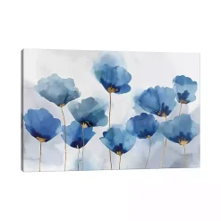 Kirklands Home Canvas Art|Azure Gathering Canvas Art Print Blue